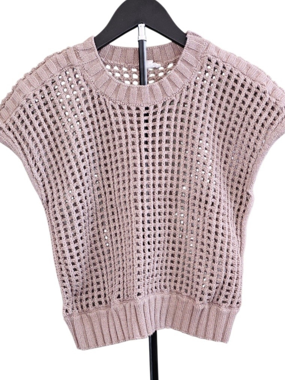 Splendid x Cella Jane Pointelle Sweater Vest - Medium